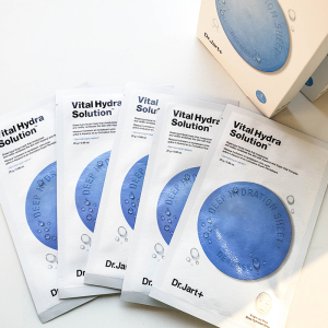 【三盒99】韩国dr.jart /蒂佳婷蓝色药丸面膜补水持久保湿5片装