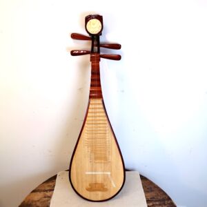 老上海二手琵琶 老琵琶如意头式 老乐器民族乐器 老式琵琶摆设