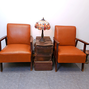 徐佳英76淘宝老上海怀旧80年代古董单人沙发椅子 老家具老沙发折叠