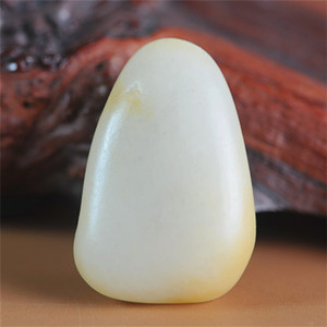 新疆和田玉白玉籽料一级白鸡骨白籽料油润挂件吊坠独籽小籽原石