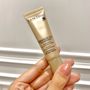 防晒lancome兰蔻菁纯臻颜防晒隔离乳中样10ml中样无盒外表划痕