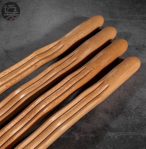 肩颈按摩棒实木推背拨筋棒专用按摩棍赶筋棒颈椎刮痧棒榉2020木棒