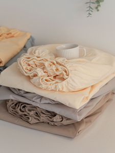 60支纯棉磨毛床单保暖 双人床笠单件床垫保护套 秋冬加厚全棉床罩
