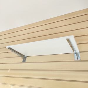 pvc槽板多功能挂板槽板置物架木层板支架板托盘一字隔板定制层板