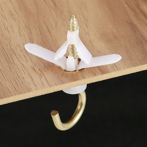 膨胀挂钩胶塞膨胀螺丝万能石膏板挂钩问号圆圈吊环勾灯笼小吊钩