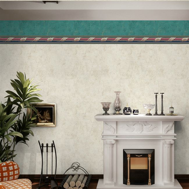 腰线墙纸美式乡村