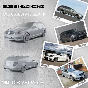 Boss Machine BM限量1:64 AMG C63 Estate C级S204瓦罐版汽车模型