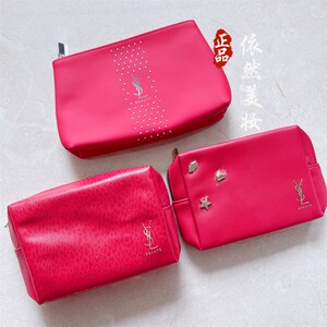 amanda1939242997淘宝ysl圣罗兰红色的拼接双面化妆盒 内附镜子