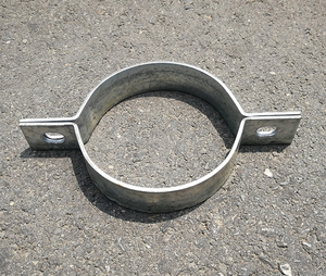 30x3mm厚镀锌立杆电线杆铁钢管圆柱支架紧锁扣固定卡子抱箍