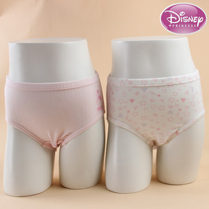 迪士尼女童莫代尔三角内裤a类儿童短裤女孩底裤中大童三角裤4d038
