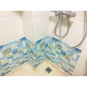 【买一送一】浴室卫生间防水瓷砖贴纸玻璃贴画冰箱家具贴遮瑕遮丑