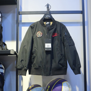 nike/耐克新年限量款彩标男童加棉外套棒球服ny2012271