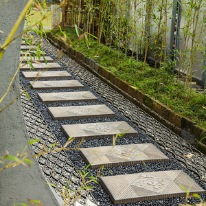 户外踏脚石庭院花园草坪脚踏石室外造景汀步石民宿踏步石装饰摆件