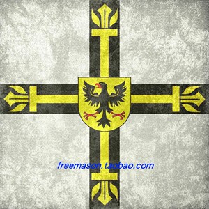 出口影视道具旗cosplay条顿骑士团旗帜酒吧家装饰喷绘布画布艺画