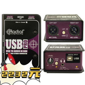 加拿大radial usb-pro免驱平衡专业声卡直插di盒愤怒的调音师推荐