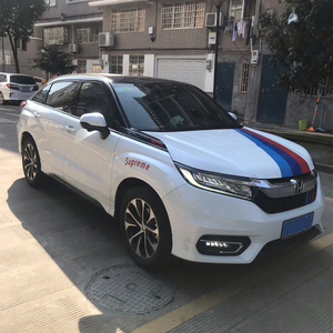 冠道urv改装悬浮车顶全景天窗acd柱尾翼贴膜双色车身改色黑顶膜