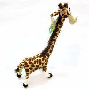 马达加斯加长颈鹿毛绒玩具斑纹马公仔河马狮子玩偶创意礼物