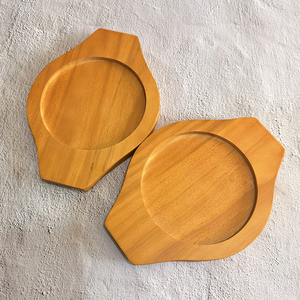 韩式松木砂锅木垫子隔热石碗垫加厚木质垫子防烫垫小号