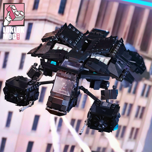 乐高moc蝙蝠侠lego蝙蝠战机thebat黑暗骑士蝙蝠战车loklokmoc场景