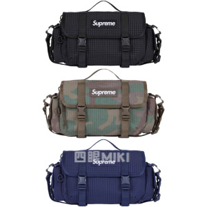 现货SUPREME 24SS MINI DUFFLE BAG防水反光迷你旅行包单肩斜挎包