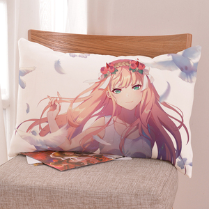 国家队02抱枕动漫darling in thefranxx靠枕套靠垫二次元周边定制