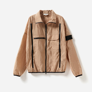 l31*wwt05207 st0ne轻便随行多拉链户外日本料轻薄衬衫式工装外套