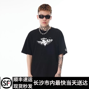 【小章燃烧铺现货】burnin*槟榔妹-泡沫 tee 纯棉圆领印花短袖t恤