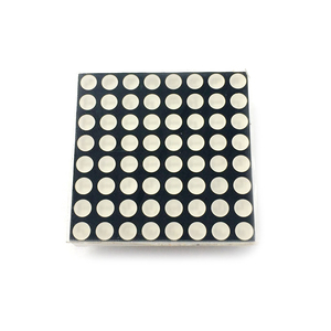高亮8*8led 点阵 3.75mm 8x8高亮红光 38*38mm 16脚共阳