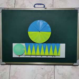 教具圆面积周长等分圆周率演示器小学生数学五六年级模型圆柱体积