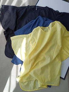 女生棉布短袖t恤外贸出口日单薄纯棉荷叶边小贵好质量飞边袖宽松