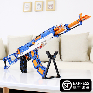 乐高积木moc枪拼装模型高难度武器装备98k可发射益智玩具男孩礼物
