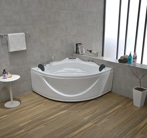 正品浴缸家用成人亚克力双人三角形网红多尺寸浴池1.1米-1.