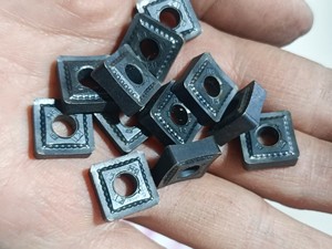 二手进口snmg120412刀片,可车不锈钢件,边有点弧度