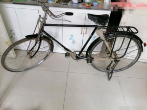 二八大杠飞鸽自行车,成色很好,锰钢制造,八九十年代主要交通工