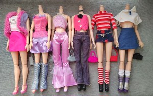 芭比娃娃衣服 芭比官配 时尚狂热 古董娃衣 芭比时尚搭配套装
