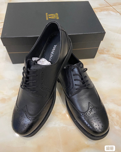 全新国航飞行员空勤皮鞋纯皮