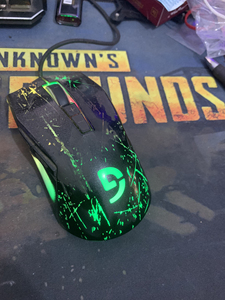 二手富勒g91s光磁鼠标usb接口rgb灯光游戏鼠标