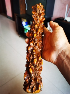 精品刺多多老料花椒木手心穴位舒筋活血位按摩棒把玩手棍