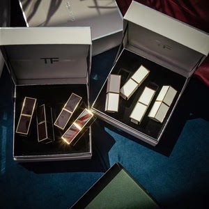tom ford汤姆福德tf黑管/白管口红礼盒套装4件套.作