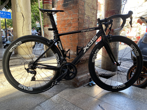 喜德盛rf530组装公路车,车架48码,禧玛诺r8000套件