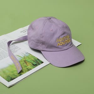 miniso名创优品轻潮系列长织带棒球帽男女学生潮流四季通用