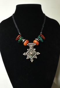 摩洛哥布格德特三毛同款老银项链