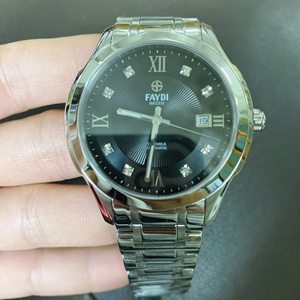 飞迪品牌机械手表,采用日本西铁城机芯,蓝宝石玻璃镜面,不锈钢