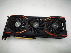 技嘉gtx1080 8g显卡 三风扇散热 镁光颗粒 网吧拆机
