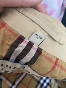 burberry 巴宝莉trench彩虹条风衣,尺码:uk6