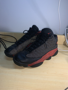 aj13 黑红(公牛)42.5码 2017 老鞋子来,全新天