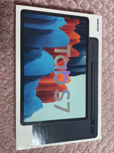 三星平板tab s7黑色t875通话版电脑,带原包盒 原装笔