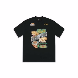 全新正品 李宁赞助cba辽宁冠军短袖23-24赛季总冠军纪念