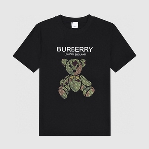 burberry小熊印花短袖图片