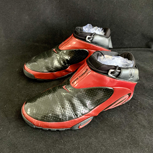 耐克元年街舞风雷一代篮球鞋风一红黑配色40.5码